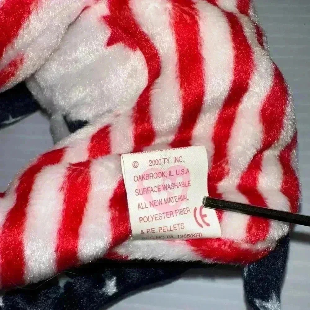 New!Lefty & Righty 2000 Ty Beanie Babies Original Tags Stars & Stripes Election! - Picture 11 of 16